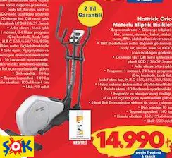 HATTRİCK ORİO MOTORLU ELİPTİK BİSİKLET